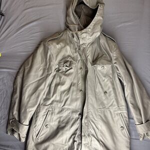 Vintage 1989 Jeans Express Bundeswehr German Army Parka DDR Jacket & Liner Gr.6